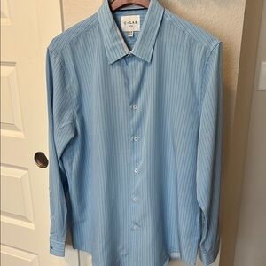 C-Lab NYC Men's Blue Striped Shirt size XL
